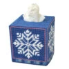 Herrschners Snowflake Serenity Tissue Box Plastic Canvas Kit -Prym Clover Shop 570621 24309.1693467445