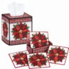 Herrschners Gingham & Poinsettia Set Plastic Canvas -Prym Clover Shop 570667 58612.1693467560