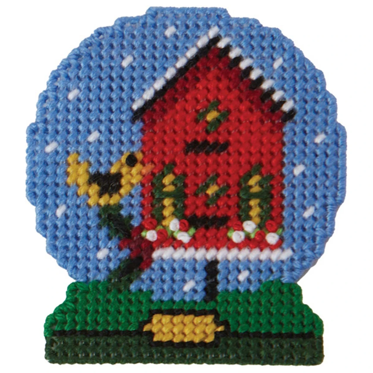 Herrschners Birdhouse Snow Globe Ornaments Plastic Canvas Kit 5 Herrschners Birdhouse Snow Globe Ornaments Plastic Canvas Kit - Image 3