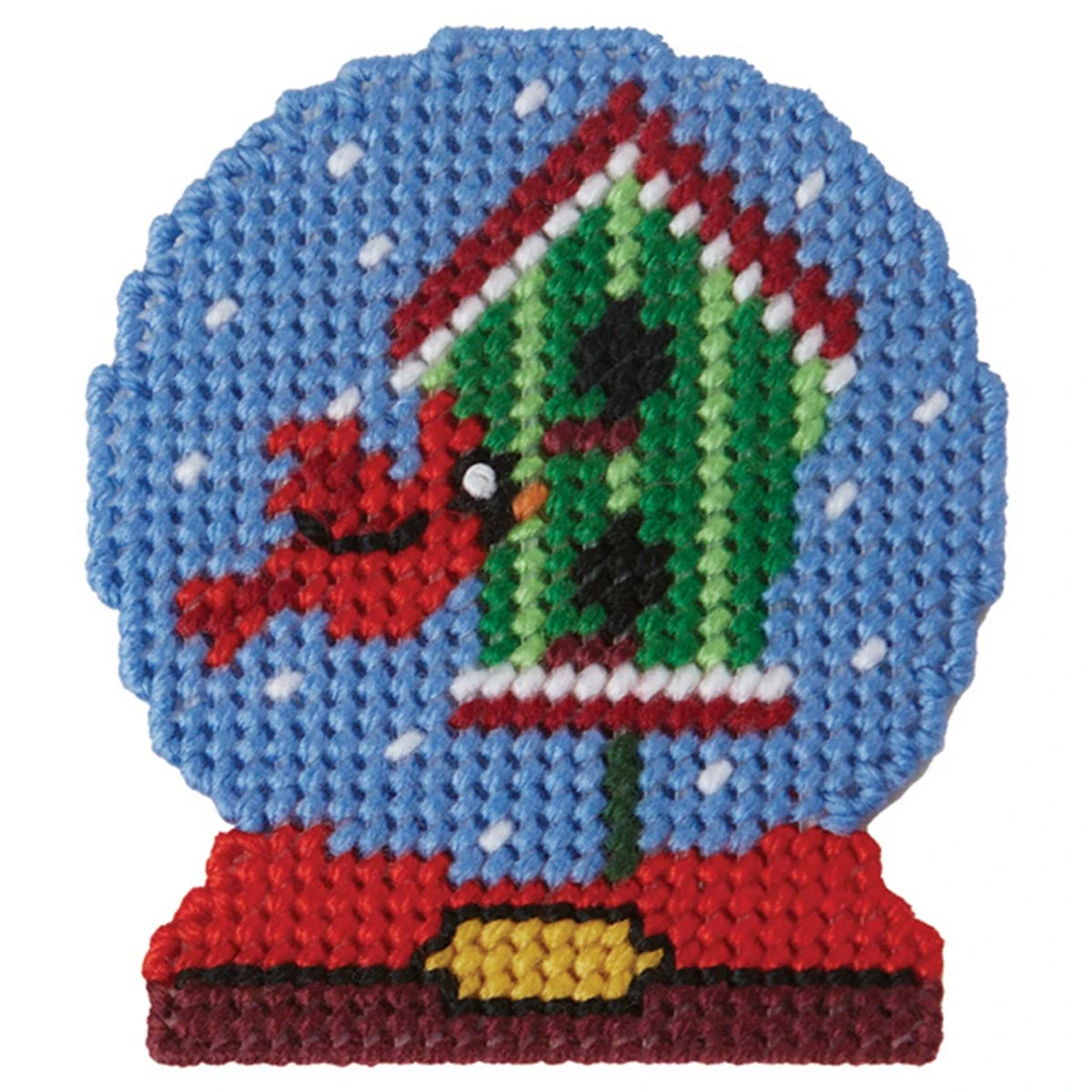 Herrschners Birdhouse Snow Globe Ornaments Plastic Canvas Kit 6 Herrschners Birdhouse Snow Globe Ornaments Plastic Canvas Kit - Image 4