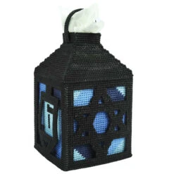 Herrschners Hanukkah Light Tissue Box Plastic Canvas Kit -Prym Clover Shop 570689 2 43429.1695648950