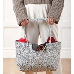 Quilted Project Tote - Vintage Accessory