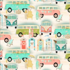 Fabric Edition, Inc. Beach Travel Fabric Quarters Bundle Pre-Cut Fabric -Prym Clover Shop 748525 2 44106.1693479234