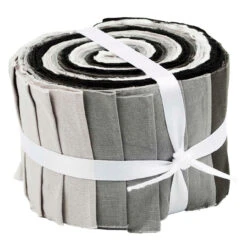 Fabric Edition, Inc. Gray Hues Strip Roll Pre-Cut Fabric
