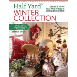 Penguin Random House Half Yard Winter Pattern Collection Quilting Book/Booklet